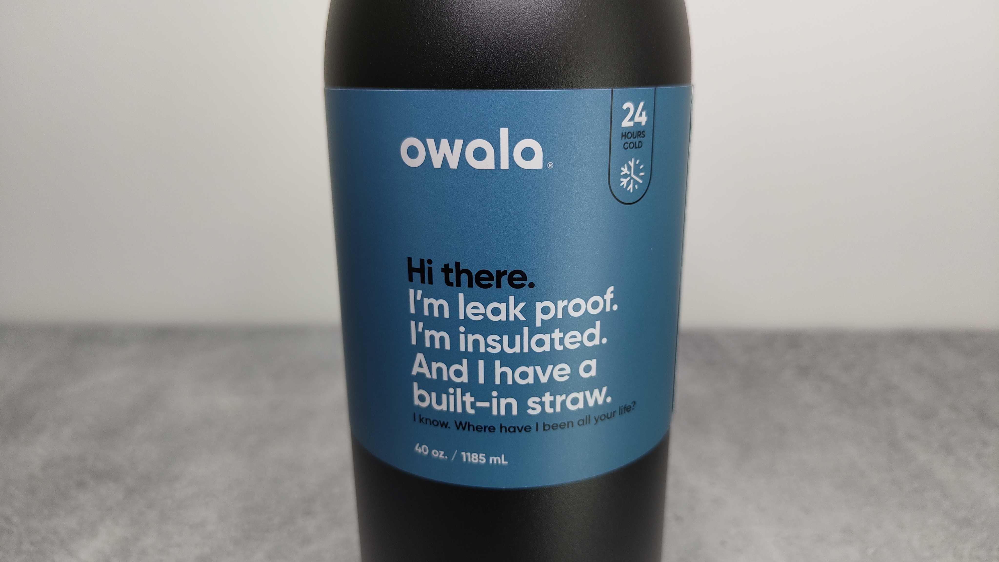 Owala 40 oz. FreeSip Stainless Steel Water Bottle (Water in the