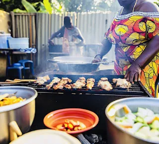 Cooking in West Africa