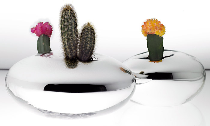 Arik Levy, Verreum, Vegetal Drops, pots, flower, modern, unique, ideas, minimalist, contempory