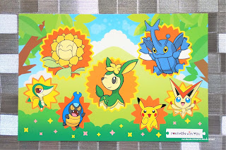 ポケモンセンター トウホク 2012 8 非売品 無料配布 ポストカード Pokemon Center TOHOKU postcard ピカチュウ ビクティニ ツタージャ キマワリ シキジカ ヘラクロス カブルモ Pikachu Victini Snivy Sunflora Heracross Karrablast