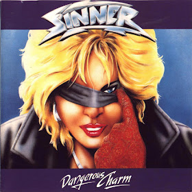 metal album blonde woman blindfolded