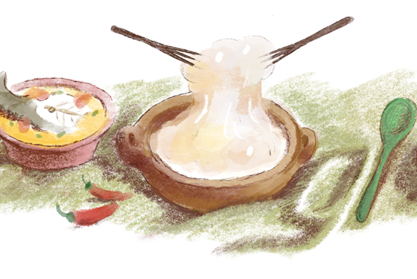 Google Doodle Hari Ini Tampilkan Papeda, Bubur Sagu Khas Papua yang Jadi Warisan Budaya