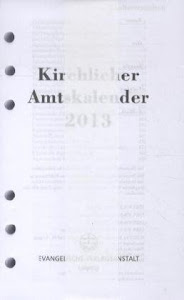 Kirchlicher Amtskalender 2013 Ringbuch
