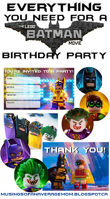 Lego Batman Party printables