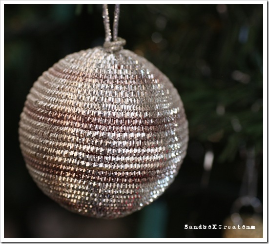 silver ball with logo