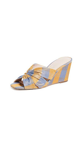 Loeffler Randall Women's Sonya Cinched Wedge Sandals