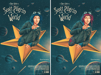 Scott Pilgrim vs The World Screen Print in 3 Hair Color Variants by Matt Ryan Tobin x Mondo