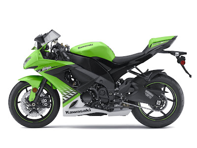 2010 Kawasaki Ninja ZX-10R Green