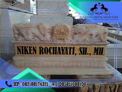 Papan Nama Pejabat Onyx, Ukiran Papan Nama Pejabat