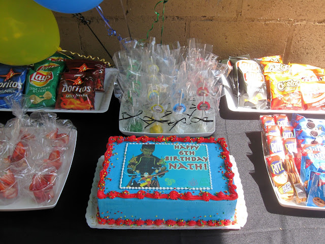 Avatar: The Last Airbender Cake made with edible paper.