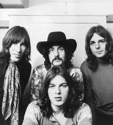 Pink Floyd   with their ultimate style(long hair)