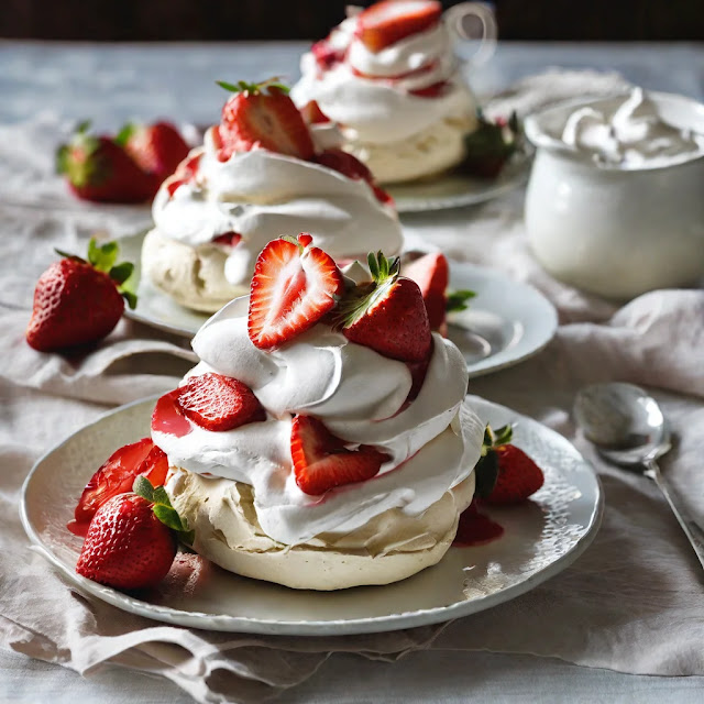 Pavlovas with Strawberries and Cream: A Delightful Dessert Experience