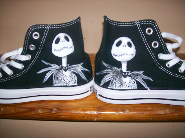 Airbrush Master: Nightmare Before Christmas Converse