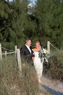 Father walking bride down the aisle natural photos