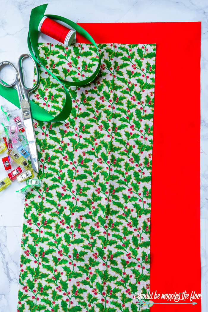 Lined Fabric Gift Bags are perfect for gifting this season...and resemble a fun Santa sack!