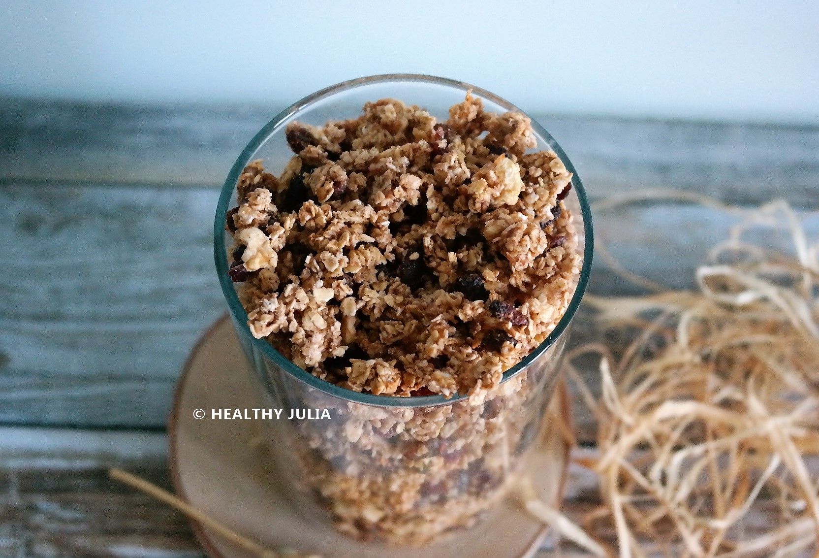 GRANOLA À LA POMME SANS SUCRE AJOUTÉ #VEGAN - Healthy Julia