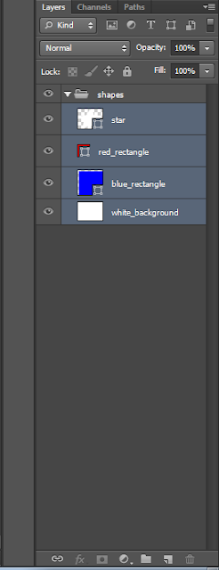 placing layers into a group