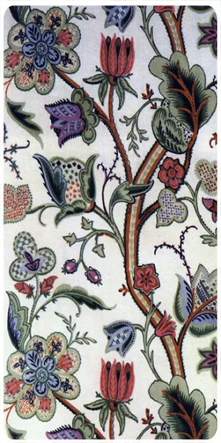 Silk Scarf Idea Jacobean Look Pattern Style
