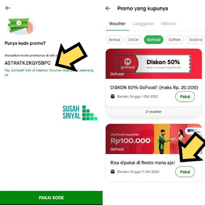 Dapat Voucher GoFood Gratis