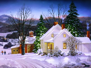 New Year Winter Snow Wallpaper