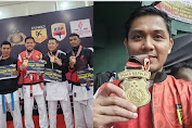 Brigpol Syahrul Raih Emas di Kejurnas Karate Piala Kapolri  Cup 2024