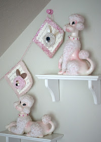 Vintage Poodles and bunting