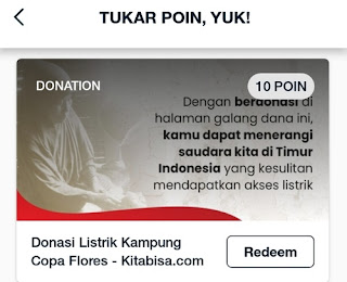 telkomsel poin bisa digunakan donasi di kitabisa.com