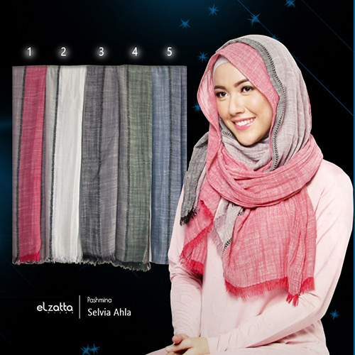 Pashmina Cantik Elzatta Selvia Ahla