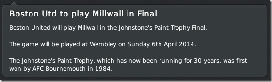 Millway in the JPT final, FM 11