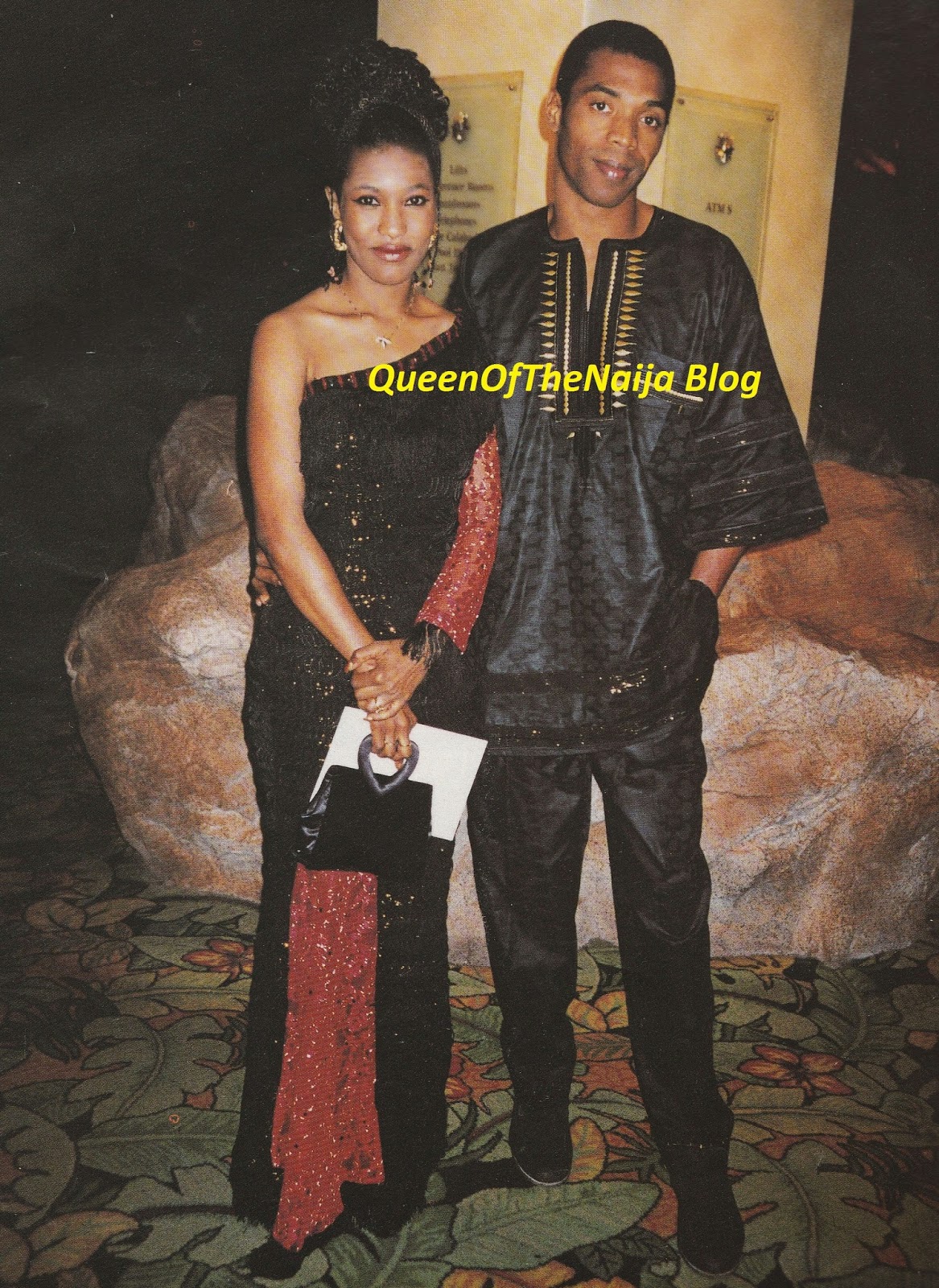 Femi Kuti and wife,Funke Kuti