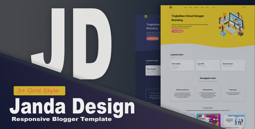  Janda Design - Responsive Blogger Template 