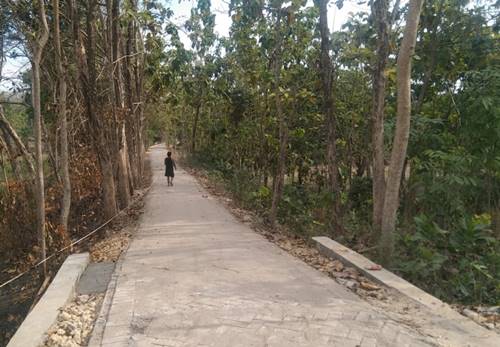 Pemdes Kasreman Tingkatkan Infrastruktur Jalan Desa Dengan BK Sarpras