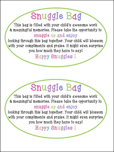 Snuggle Bags