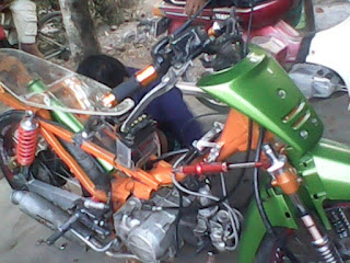 Modifikasi Motor Supra