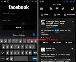 Facebook Dark Transparan APK