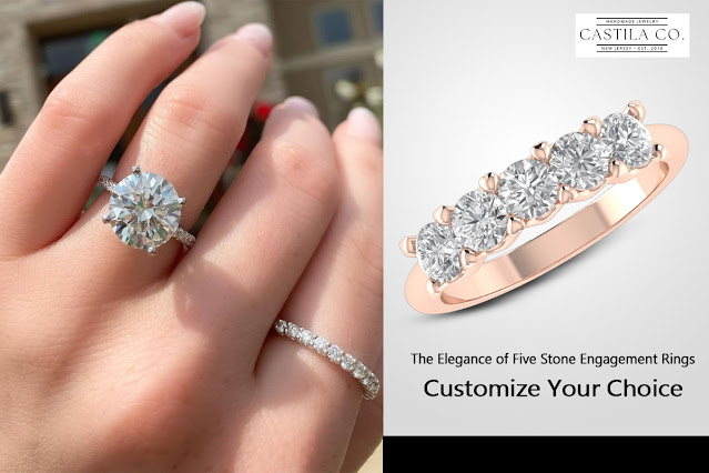five stone engagement rings