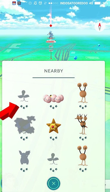 Cara Membaca Nearby Saat BerMain Pokemon GO di Android / Iphone !!