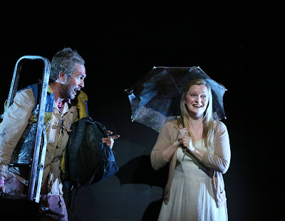 ENO The Magic Flute 2019, Thomas Oliemans and Lucy Crowe, © Donald Cooper