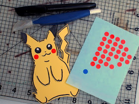 Paint Chip Pokemon Pikachu Bookmarks- Easy Kids Craft!
