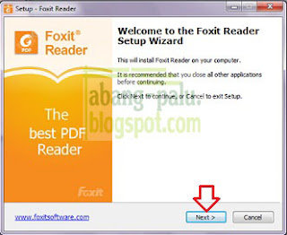 cara instal foxit reader terbaru