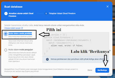 Memilih Aturan Keamanan Baca Tulis Database