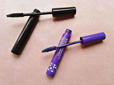 golden rose mascara, nyx mascara in purple