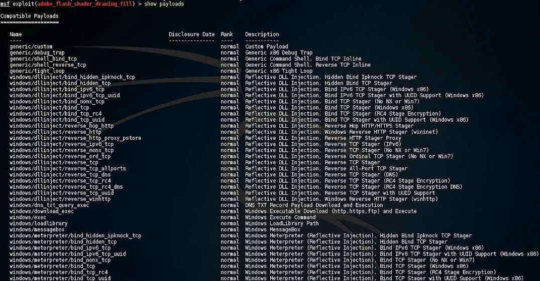 Payloads
