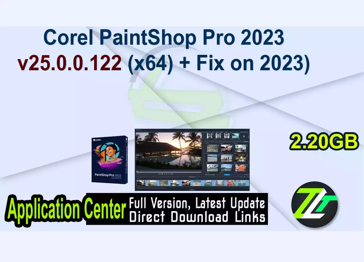 Corel PaintShop Pro 2023 v25.0.0.122 (x64) + Fix