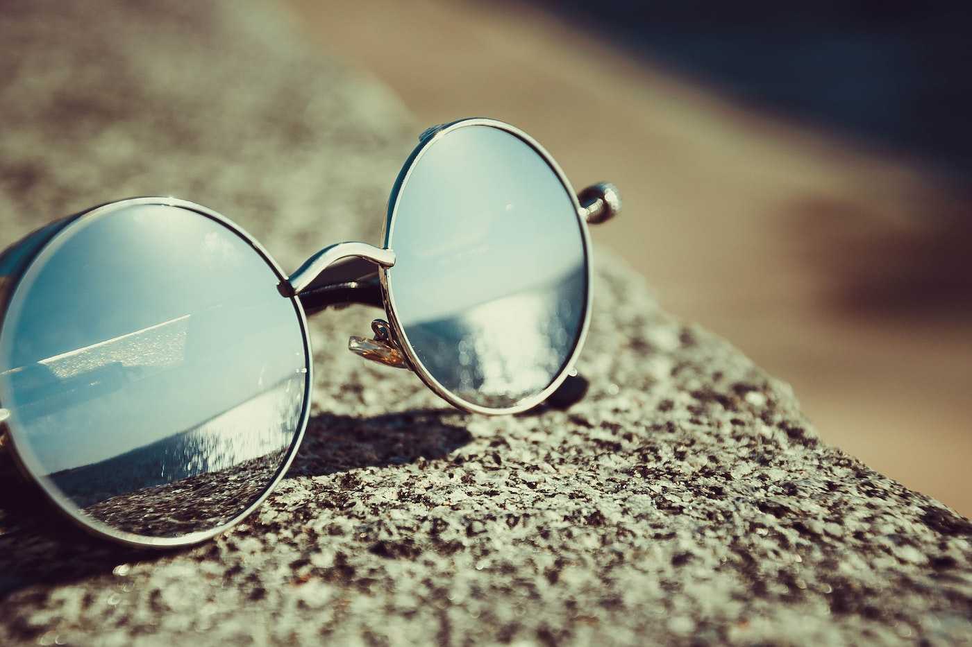 sunglasses on concrete - options eco-friendly eyewear