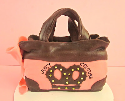 Juicy Couture Purse Cake by amberallure cupcakes