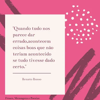 Frase de Renato Russo