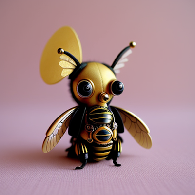Steampunk Bee Statue Miniature 3D amazingwallpapersa blogspot com (14)