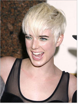 agyness deyn short haircut. agyness deyn hairstyle.