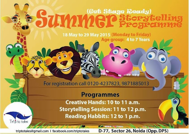 Summer Story Telling Program at Trips to Tales, Sector 26, Noida